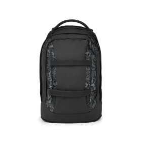 ZAINO scuola SATCH PACK ergonomico STREET INK materiale riciclato NERO