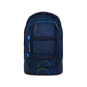 ZAINO scuola SATCH PACK ergonomico BLUE TECH 2026 materiale riciclato BLU
