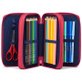 ASTUCCIO MAXI scuola 3 ZIP triplo scomparto ERGOBAG in materiale riciclato BEARICORN