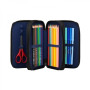 ASTUCCIO MAXI scuola 3 ZIP triplo scomparto ERGOBAG in materiale riciclato TAEKBEARDO 2026