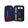 ASTUCCIO MAXI scuola 3 ZIP triplo scomparto ERGOBAG in materiale riciclato TAEKBEARDO 2026