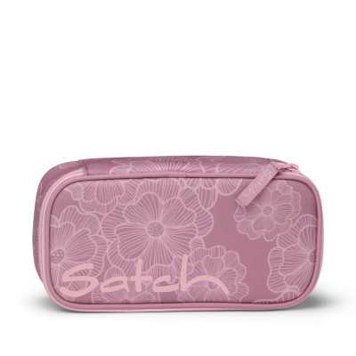 ASTUCCIO RIGIDO satch MAGNOLIA DREAM pencil case ATTREZZATO con squadra in omaggio ROSA oval