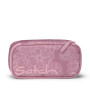 ASTUCCIO RIGIDO satch MAGNOLIA DREAM pencil case ATTREZZATO con squadra in omaggio ROSA oval