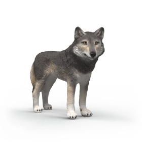 LUPO AMERICANO wolf ANIMALI in resina WILD LIFE schleich 14991 età 3+