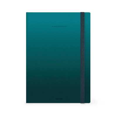 AGENDA DEL DOCENTE 2026 2027 verde DEEP TEAL settimanale LEGAMI da 13 mesi