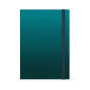 AGENDA DEL DOCENTE 2026 2027 verde DEEP TEAL settimanale LEGAMI da 13 mesi