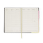 AGENDA DEL DOCENTE 2026 2027 giallo e rosa SUNRISE LOVER settimanale LEGAMI da 13 mesi