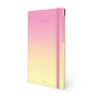 AGENDA DEL DOCENTE 2026 2027 giallo e rosa SUNRISE LOVER settimanale LEGAMI da 13 mesi