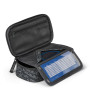 ASTUCCIO RIGIDO satch STREET INK pencil case ATTREZZATO con squadra in omaggio NERO oval