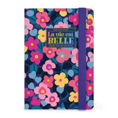 AGENDA 2026 2027 settimanale LEGAMI da 16 mesi SMALL mini FLOWERS fiori WEEK