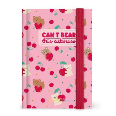 AGENDA 2026 2027 giornaliera LEGAMI da 16 mesi SMALL mini TEDDY BEAR PINK fotografica DAY