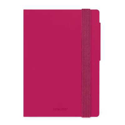 AGENDA 2026 2027 giornaliera LEGAMI da 16 mesi SMALL mini RASPBERRY JAM day