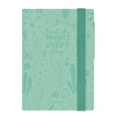 AGENDA 2026 2027 giornaliera LEGAMI da 16 mesi SMALL mini BOTANIC GARDEN day