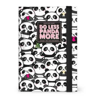 AGENDA 2026 2027 giornaliera LEGAMI da 16 mesi MEDIUM media PANDA fotografica DAY