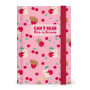AGENDA 2026 2027 giornaliera LEGAMI da 16 mesi MEDIUM media TEDDY BEAR CHERRY PINK fotografica DAY