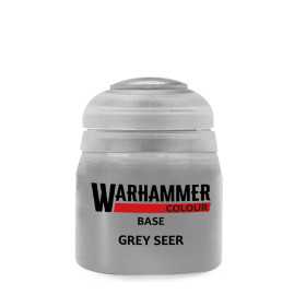 GREY SEER colore BASE Warhammer 12ML acrilico GRIGIO opaco
