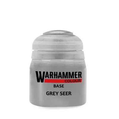 GREY SEER colore BASE Warhammer 12ML acrilico GRIGIO opaco
