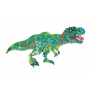 PUZZLE 200 PEZZI brillante DINOSAURI sagomato HAPE E1667 età 8+