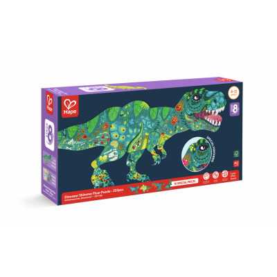PUZZLE 200 PEZZI brillante DINOSAURI sagomato HAPE E1667 età 8+