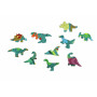 PUZZLE 200 PEZZI brillante DINOSAURI sagomato HAPE E1667 età 8+