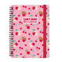 AGENDA 2026 2027 settimanale LEGAMI da 16 mesi LARGE grande TEDDY BEAR CHERRY PINK week SPIRALATA