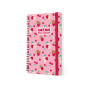 AGENDA 2026 2027 settimanale LEGAMI da 16 mesi LARGE grande TEDDY BEAR CHERRY PINK week SPIRALATA