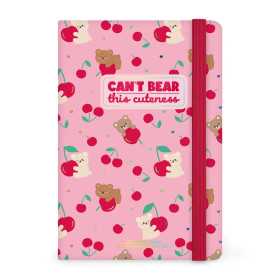 AGENDA 2026 2027 settimanale LEGAMI da 16 mesi MEDIUM media TEDDY BEAR CHERRY PINK week