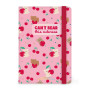 AGENDA 2026 2027 settimanale LEGAMI da 16 mesi MEDIUM media TEDDY BEAR CHERRY PINK week