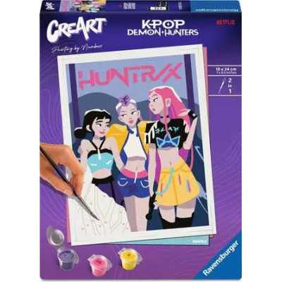 CREART kit artistico K POP DEMON HUNTERS ravensburger HUNTR/X età 12+