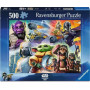 PUZZLE 500 PEZZI ravensburger STAR WARS originale MANDALORIAN guerre stellari GROGU