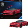 FERRARI SF90 STRADALE auto 3D PUZZLE senza colla RAVENSBURGER iconics 163 PEZZI età 8+