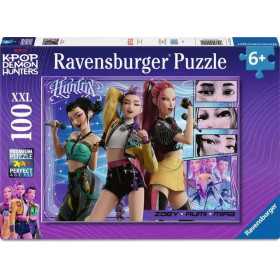 PUZZLE 100 PEZZI XXL ravensburger HAPPY FANS HAPPY HONMOON originale K POP DEMON HUNTERS età 6+