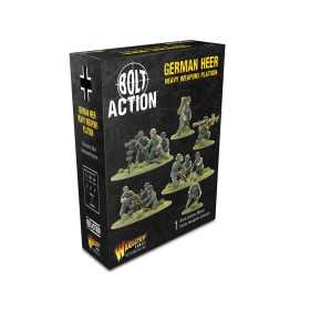 GERMAN HEER HEAVY WEAPONS PLATOON set di miniature IN PLASTICA warlord games BOLT ACTION età 14+