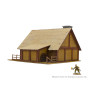 EASTERN EUROPEAN COTTAGE 2 scenario IN MDF scala 28 mm EDIFICIO età 14+