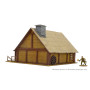 EASTERN EUROPEAN COTTAGE 2 scenario IN MDF scala 28 mm EDIFICIO età 14+