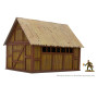 EASTERN EUROPEAN BARN scenario IN MDF scala 28 mm EDIFICIO età 14+