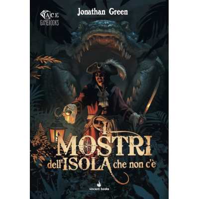 I MOSTRI DELL'ISOLA CHE NON C'E' vincent books STANDARD ace gamebooks LIBRO GAME raven IN ITALIANO