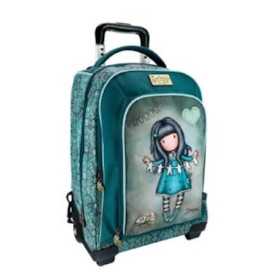 TROLLEY per la scuola e il tempo libero I FOUND MY FAMILY IN A BOOK santoro GORJUSS zaino 1219GJ13 memories