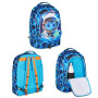 TROLLEY seven SJ GANG scuola SPACE LED boy JACK 8WD NEW zaino 3 in 1 CON 8 RUOTE
