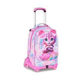 TROLLEY seven SJ GANG scuola HEART BUDDY girl JACK 8WD NEW zaino 3 in 1 CON 8 RUOTE