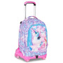 TROLLEY seven SJ GANG scuola GLOW LED UNICORN girl JACK 8WD NEW zaino 3 in 1 CON 8 RUOTE