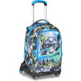 TROLLEY seven SJ GANG scuola GLACE PANTHER boy JACK 8WD NEW zaino 3 in 1 CON 8 RUOTE