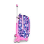 TROLLEY seven SJ GANG scuola FLUFFY PINK girl JACK 8WD NEW zaino 3 in 1 CON 8 RUOTE