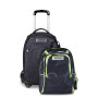 TROLLEY seven JACK NEW 8WD scuola DETACH boy SHADOWS OF COLOR 208 zaino 3 in 1 CON 8 RUOTE