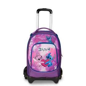TROLLEY JACK seven LILO & STITCH tre ruote -3WD+ vol 34 litri SJ GANG scuola ZAINO staccabile YOU ARE MAGICAL 3 in 1