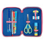 ASTUCCIO 3 ZIP tre cerniere LILO & STITCH seven YOU ARE MAGICAL triplo scomparto SCUOLA completo