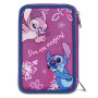 ASTUCCIO 3 ZIP tre cerniere LILO & STITCH seven YOU ARE MAGICAL triplo scomparto SCUOLA completo