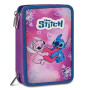 ASTUCCIO 3 ZIP tre cerniere LILO & STITCH seven YOU ARE MAGICAL triplo scomparto SCUOLA completo