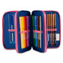 ASTUCCIO 3 ZIP tre cerniere LILO & STITCH seven YOU ARE MAGICAL triplo scomparto SCUOLA completo