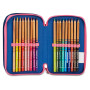ASTUCCIO 3 ZIP tre cerniere LILO & STITCH seven YOU ARE MAGICAL triplo scomparto SCUOLA completo